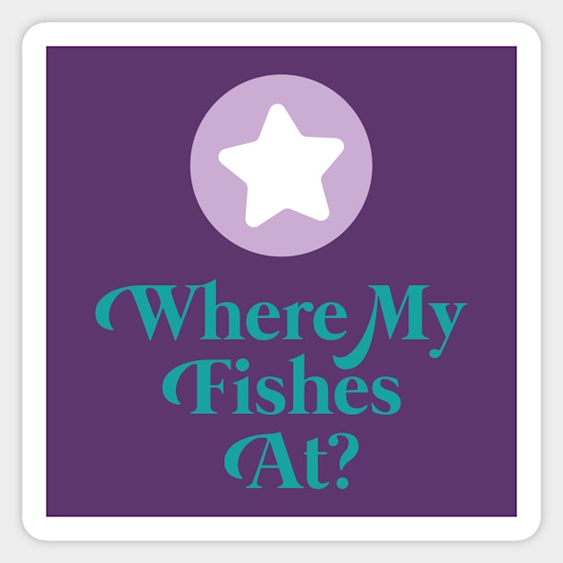 Where My Fishes At? Sticker by DisneyPocketGuide